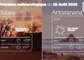 MÉTÉO du 25 août 2022