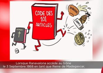 DIARY – 3 septembre 1868 : Promulgation du Code des 101 articles