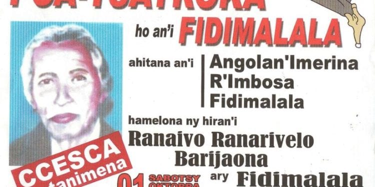 MUSIQUE – Coup de chapeau à Fidimalala et hommage à Barijaona et Ranaivo Ranarivelo, ce dimanche au CC Esca