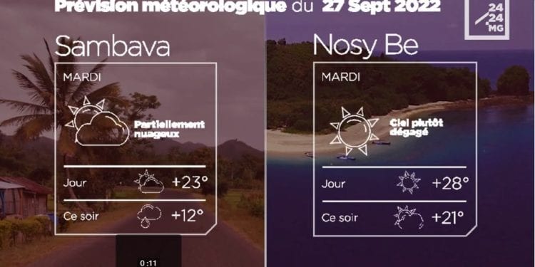 MÉTÉO du 27 septembre 2022