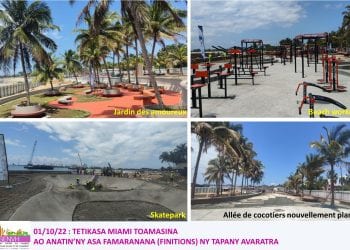 INFRASTRUCTURES – La partie Nord du projet Miami à Toamasina, symbole de la solidarité selon les autorités, en cours de finition, indique le secrétariat d’Etat en charge des Nouvelles villes et de l’habitat