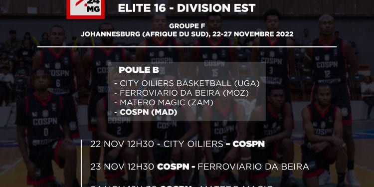 BASKETBALL – Le COSPN affrontera d’entrée les City Oiliers Basketball de l’Ouganda à l’Elite 16 du ROAD TO BAL