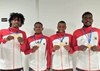 BASKETBALL – Livio Ratianarivo, Elly Randriamampionona, Arnol Solondrainy et Fiary Rakotonirina forment les Ankoay 3×3 à la Coupe d&rsquo;Afrique en Egypte