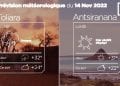METEO du 14 novembre 2022