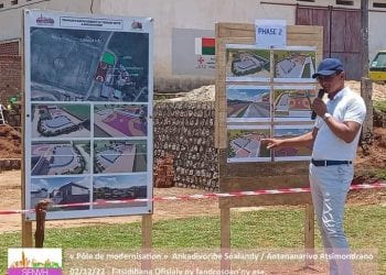 INFRASTRUCTURES – Des travaux de construction et d&rsquo;aménagement d&rsquo;un espace de divertissement et de loisirs en cours  à Ankadivoribe Soalandy dans l&rsquo;Atsimondrano