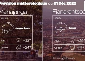 METEO du 01 décembre 2022