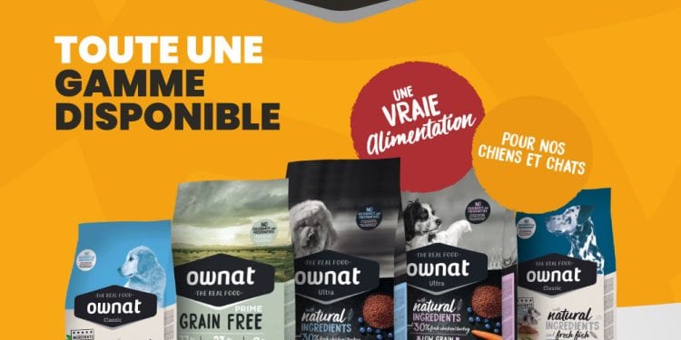 Notre gamme de croquettes Ownat est désormais disponible. Ne tardez plus, venez faire vos shoppings auprès de votre point de vente habituel.