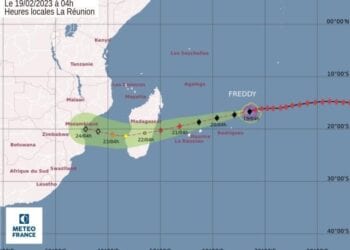 MÉTÉOROLOGIE – Freddy devient un cyclone tropical très intense et est prévu atterrir entre Vatomandry et Manakara dans la nuit de mardi à mercredi