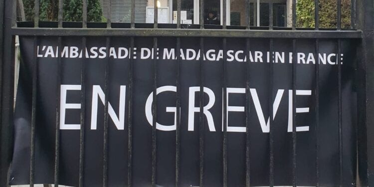 ADMINISTRATION – L’ambassade de Madagascar en France fermée ce lundi pour cause de grève du personnel