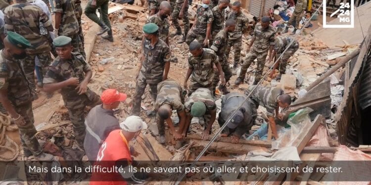 CATASTROPHE – Quatre personnes décédées lors de l’effondrement d’un immeuble à Behoririka, neuf autres retrouvées vivantes