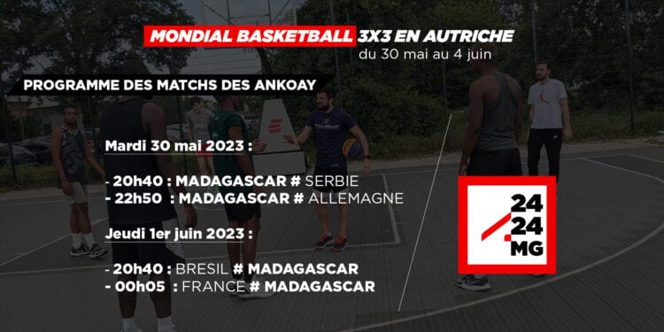 BASKETBALL – Deux matchs pour les Ankoay 3×3 le mardi 30 mai au mondial en Autriche