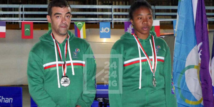Tennis de table – Médaille d&rsquo;argent et un seul podium pour Madagascar en double mixte