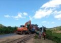 TRANSPORT FERROVIAIRE – Les quatre voitures LEB du train de la ligne FCE amochées après l’accident de la semaine dernière remises sur voie, les réparations vont se poursuivre à Fianarantsoa