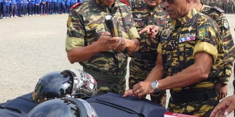 ORDRE PUBLIC – L’Armée, la Police et la Gendarmerie se partagent les équipements de maintien de l’ordre offert par la Chine