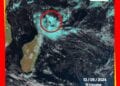 L&rsquo;amas nuageux présent au Nord Est de Madagascar ne devrait pas avoir d&rsquo;impacts sur la Grande ile