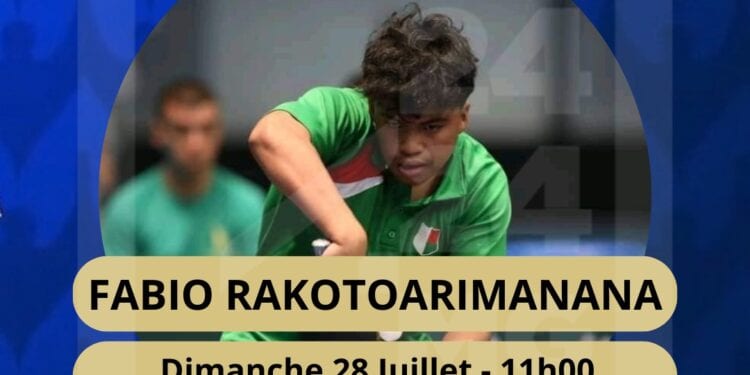JEUX OLYMPIQUES – Fabio Rakotoarimanana débute dimanche face à l’Egyptien Omar Assar