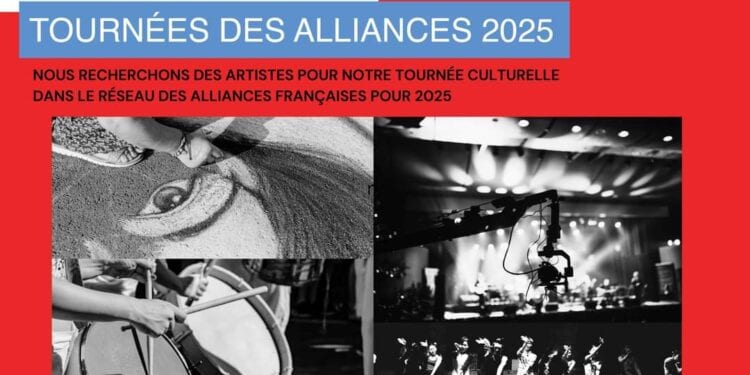 CULTURE – Appel à candidature lancé pour la tournée des Alliances 2025