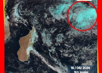 MÉTÉO – Une perturbation tropicale à 2 800 km au Nord Est d’Antsiranana