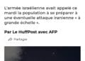 PROCHE ORIENT – L&rsquo;Iran lance des missiles sur Israël