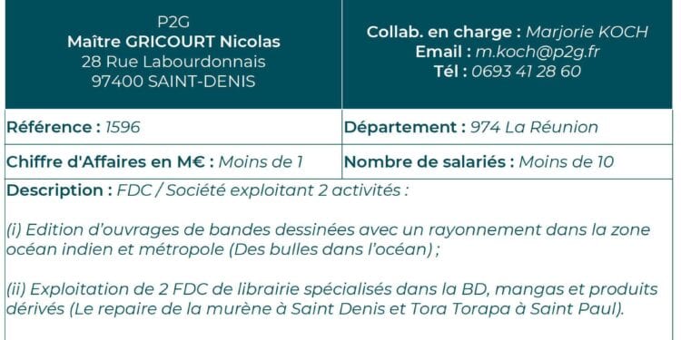 BANDE DESSINEE – La maison d’éditions Des bulles dans l’océan cherche preneur