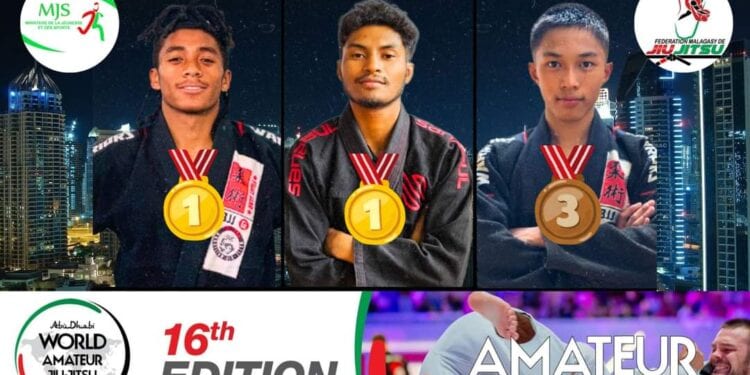 SPORTS – Deux titres de champions du monde de Jiu-jitsu pour Madagascar