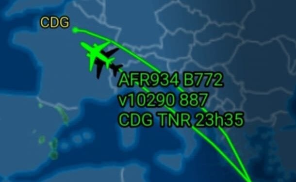 TRANSPORT AERIEN – Le vol AF934 d’Air France à destination d&rsquo;Antananarivo fait demi-tour et retourne à Paris