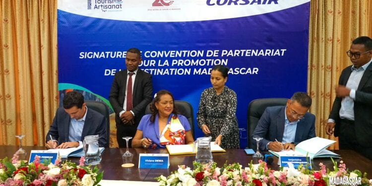 TOURISME – L’office nationale du Tourisme de Madagascar, le ministère du Tourisme et de l’artisanat et Corsair s’allient pour la promotion de la destination Madagascar