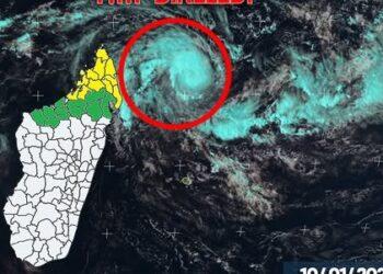CYCLONE – Trois districts de la région Sofia placés en alerte jaune à l’approche de Dikeledi