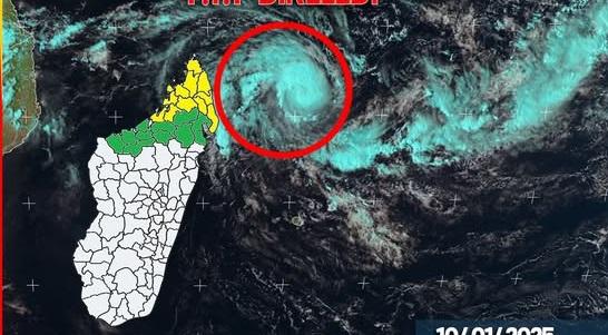 CYCLONE – Trois districts de la région Sofia placés en alerte jaune à l’approche de Dikeledi