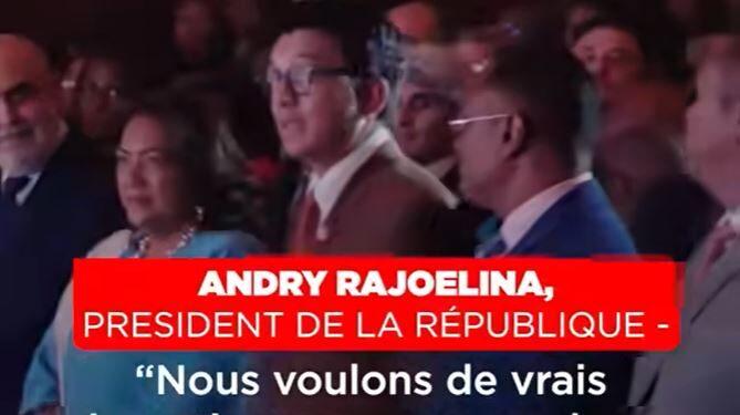 ANDRY RAJOELINA, PRESIDENT DE LA RÉPUBLIQUE – “Nous voulons de vrais investisseurs…nous voulons arrêter avec les spéculateurs”
