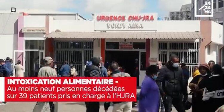 INTOXICATION ALIMENTAIRE – Au moins neuf personnes décédées sur 39 patients pris en charge à l’HJRA