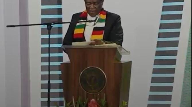 EMMERSON MNANGAGWA, PRESIDENT DE LA REPUBLIQUE DU ZIMBABE – “Le déficit de financement engendré par le changement de politique de certains de nos partenaires doit être comblé”