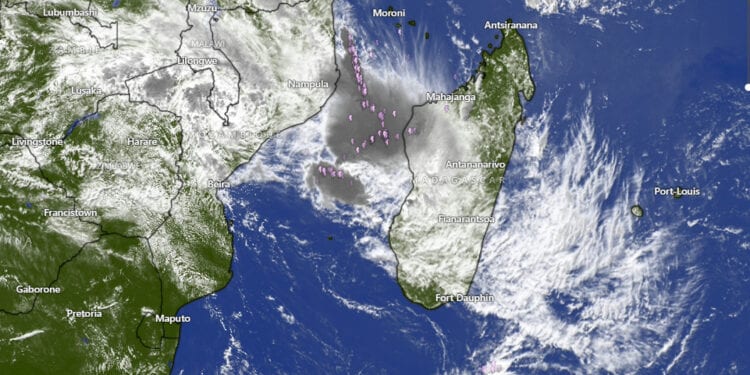 INTEMPÉRIES – Un “risque faible” de formation d’une tempête tropicale modérée dans le Canal de Mozambique à partir de dimanche