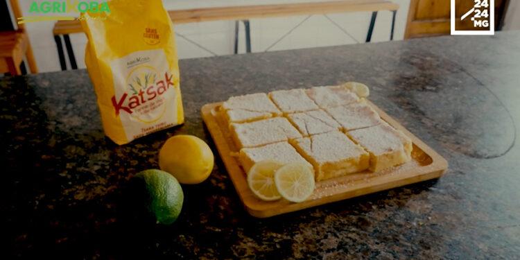 PÂTISSERIE – Lemon bar à la farine de maïs Agrikoba, une gourmandise sans gluten signée Koobakoo