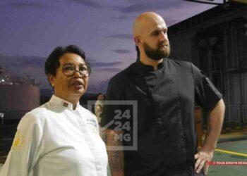 Papangue 2026 :  La cheffe Henintsoa Moretti dans les cuisines du porte-hélicoptères Dixmude