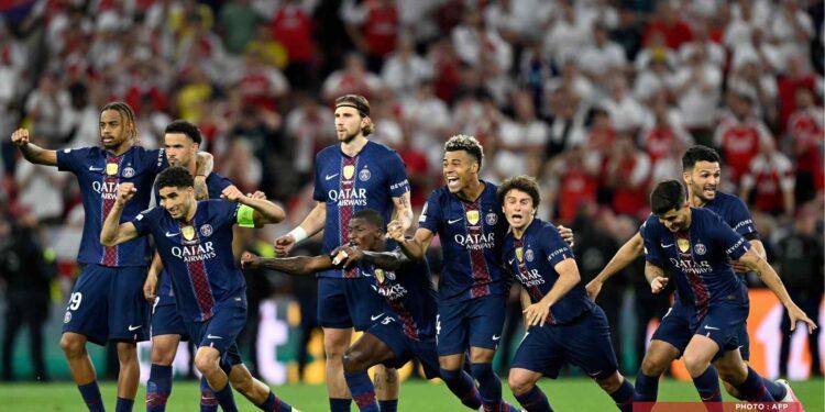 FOOTBALL – Le PSG s’offre une deuxième Ligue des champions d’affilée en battant Arsenal en finale