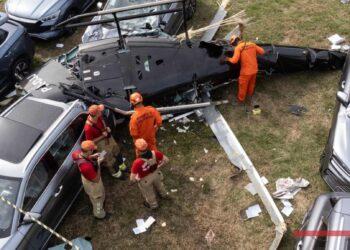 BRÉSIL – Six morts dans la collision de deux hélicoptères à Rio de Janeiro