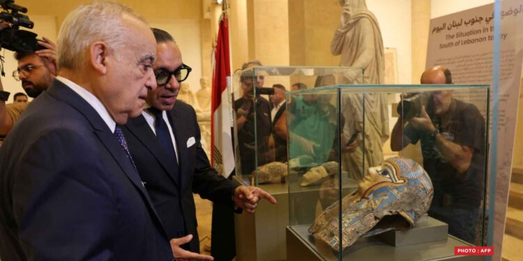PATRIMOINE – Le Liban restitue 37 pièces archéologiques à l’Égypte six ans après leur saisie au port de Beyrouth
